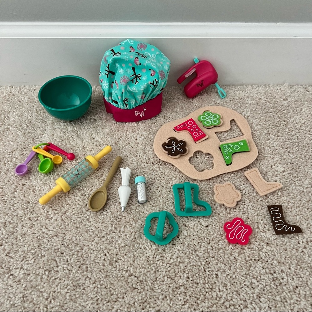 American Girl WellieWishers baking playset